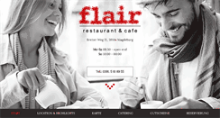 Desktop Screenshot of cafe-flair.de